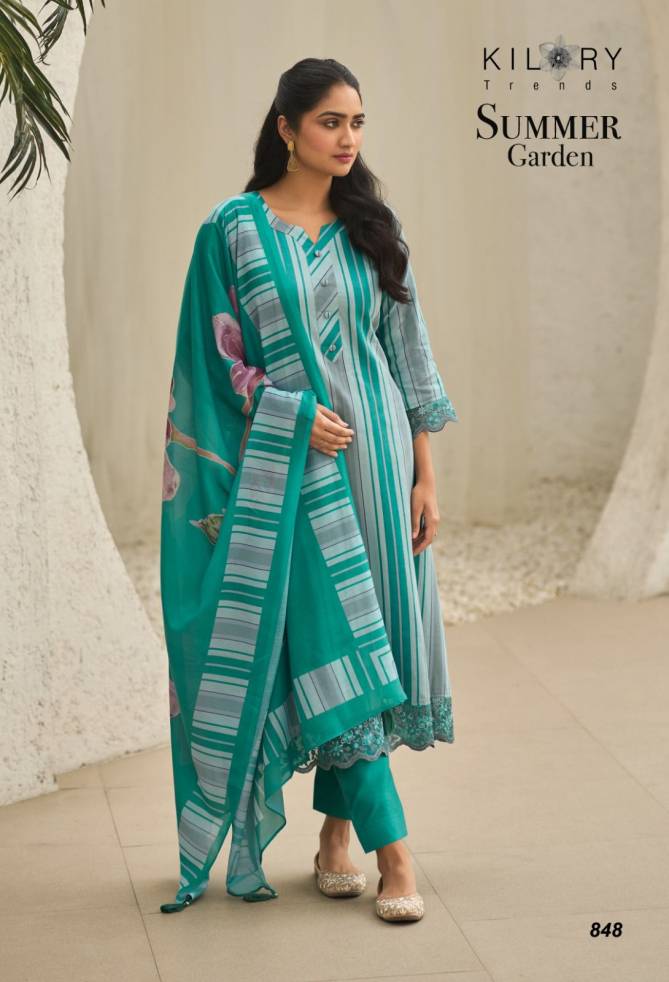 Summer Garden By Kilory Jam Cotton Dress Material Wholesale Market In Surat